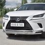 Защита переднего бампера d42 секции-d42 дуга RUSSTAL Lexus NX 300 (2017-2021)