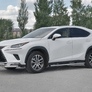 Защита переднего бампера d63 дуга-d63 уголки+клыки RUSSTAL Lexus NX 300 (2017-2021)