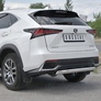 Защита заднего бампера d75х42 дуга RUSSTAL Lexus NX 300 (2017-2021)