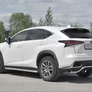 Защита заднего бампера  d42 на RUSSTAL Lexus NX 300 (2017-2021)