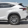 Защита заднего бампера  d42 на RUSSTAL Lexus NX 300 (2017-2021)