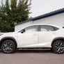 Пороги труба d75х42 овал с проступью RUSSTAL Lexus NX 200 (кроме F-Sport) (2014-2016)