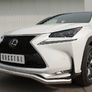 Защита переднего бампера d63 волна RUSSTAL Lexus NX 200t F Sport (2015-2016)
