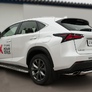 Защита заднего бампера d63 дуга RUSSTAL Lexus NX 200t F Sport (2015-2016)