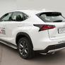 Защита заднего бампера d75х42 дуга RUSSTAL Lexus NX 200t F Sport (2015-2016)