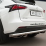 Защита заднего бампера d63 секции RUSSTAL Lexus NX 200t F Sport (2015-2016)