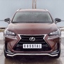 Защита переднего бампера d42 волна RUSSTAL Lexus NX 200 (кроме F-Sport) (2014-2016)