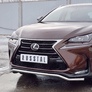 Защита переднего бампера d42 волна RUSSTAL Lexus NX 200 (кроме F-Sport) (2014-2016)