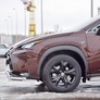 Защита переднего бампера d63 секции-d75х42 дуга RUSSTAL Lexus NX 200 (кроме F-Sport) (2014-2016)