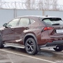 Защита заднего бампера уголки d42 секции RUSSTAL Lexus NX 200 (кроме F-Sport) (2014-2016)