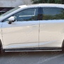 Пороги труба d75х42 овал с проступью RUSSTAL Lexus RX200t (2015-2021)