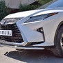 Защита переднего бампера d42 секция RUSSTAL Lexus RX200t (кроме F-Sport) (2015-2021)