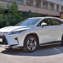 Защита переднего бампера d75х42 дуга RUSSTAL Lexus RX200t (кроме F-Sport) (2015-2021)