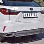 Защита заднего бампера d63 дуга RUSSTAL Lexus RX200t (2015-2021)