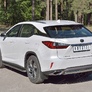 Защита заднего бампера d75х42 дуга RUSSTAL Lexus RX200t (2015-2021)