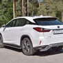 Защита заднего бампера d63 на RUSSTAL Lexus RX200t (2015-2021)