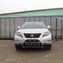 Кенгурятник d76 низкий с защитой картера Lexus RX 350 (2009-2012)