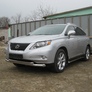 Защита переднего бампера d76+d57 двойная Lexus RX 350 (2009-2012)