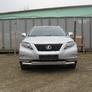 Защита переднего бампера d76+d57 двойная Lexus RX 350 (2009-2012)