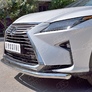 Защита переднего бампера d63 секция RUSSTAL Lexus RX 350L (кроме F-Sport) (2018-2021)