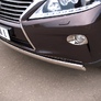 Защита переднего бампера d75х42 овал RUSSTAL Lexus RX (2009-2012)