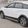 Пороги труба d63 вариант 2 RUSSTAL Lada Vesta sw cross (2017-2024)