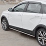 Пороги труба d42 вариант 3 RUSSTAL Lada Vesta sw cross (2017-2024)