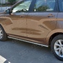 Пороги труба d42 вариант 1 RUSSTAL Lada X-Ray (2015-2022)