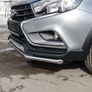 Защита переднего бампера d42 Lada Vesta sw Cross (2017-2024)