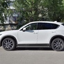 Пороги труба d63 вариант 1 RUSSTAL Mazda CX-5 (2017-2024)