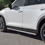 Пороги труба d63 вариант 2 RUSSTAL Mazda CX-5 (2017-2024)