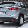 Защита заднего бампера d42 дуга RUSSTAL Mazda CX-5 (2011-2016)