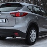 Защита заднего бампера уголки d42 RUSSTAL Mazda CX-5 (2011-2016)