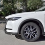 Защита переднего бампера d42 секции-d42 дуга RUSSTAL Mazda CX-5 (2017-2024)