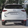 Защита заднего бампера d75х42 дуга RUSSTAL Mazda CX-5 (2017-2024)