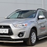 Пороги труба d63 вариант 2 RUSSTAL Mitsubishi ASX (2012-2016)