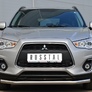 Защита переднего бампера d63 секции RUSSTAL Mitsubishi ASX (2012-2016)