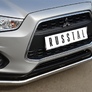 Защита переднего бампера d63 секции RUSSTAL Mitsubishi ASX (2012-2016)