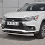 Защита переднего бампера d63 секции RUSSTAL Mitsubishi ASX (2017-2019)