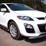 Пороги труба d63 вариант 1 RUSSTAL Mazda CX-7 (2010-2013)