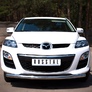 Защита переднего бампера d63 RUSSTAL Mazda CX-7 (2010-2013)