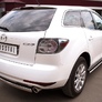 Защита заднего бампера d75х42 RUSSTAL Mazda CX-7 (2010-2013)