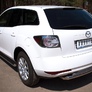 Защита заднего бампера d63х42 RUSSTAL Mazda CX-7 (2010-2013)