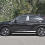 Пороги труба d75х42 овал с проступью RUSSTAL Mitsubishi Eclipse Cross (2018-2024)