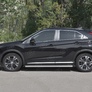 Пороги труба d63 вариант 2 RUSSTAL Mitsubishi Eclipse Cross (2018-2024)