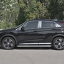 Пороги труба d63 вариант 3 RUSSTAL Mitsubishi Eclipse Cross (2018-2025)