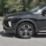 Защита переднего бампера d75х42 дуга RUSSTAL Mitsubishi Eclipse Cross (2018-2025)