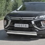 Защита переднего бампера d75х42 дуга RUSSTAL Mitsubishi Eclipse Cross (2018-2025)