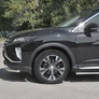 Защита переднего бампера d42 секции RUSSTAL Mitsubishi Eclipse Cross (2018-2024)