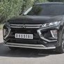 Защита переднего бампера d42 секции RUSSTAL Mitsubishi Eclipse Cross (2018-2024)